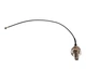 Переходник pigtail RP SMA-female - IPX (U. FL), кабель RF1.13, 140 мм - изображение 1
