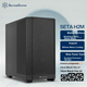 Корпус Silverstone SETA H2M M-ATX (материнська плата з тильним монтажем, підтримка 3,5-дюймового багатоядерного накопичувача, сумісність з довгими відеокартами, водяне охолодження 360 мм, Type-C) - зображення 4