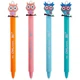 Ручка масляна «Cute owl» автоматична, 0,7 мм, синя YES 412007 - изображение 2