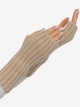Митенки женские вязаные Malisa Міра 10-5012-LR-114 One Size Жемчужные - изображение 2