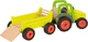 Traktor drewniany Goki z przyczepą 45 cm Zielony (4013594558860) - obraz 2
