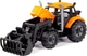 Traktor Cavallino z ładowarką skala 1:32 Żółty (8719214071646) - obraz 1