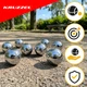 Шары для петанка Kruzzel 22915 8 шт. с чехлом хромированные - изображение 3