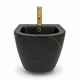 Підвісне біде VBI VULCANO BLACK MARBLE MATT - изображение 4