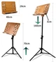 Pulpit do nut DNA WP1 bambusowy na stalowym statywie z regulacją wysokości 70–160 cm (5908249827813) - obraz 3