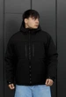 Мужская зимняя куртка Стаф черная с логотипом Staff br black logo XS (408365) - изображение 1