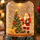 Новорічний нічник «Вінтажний ліхтар» XMAS WDL-25011A, 20,5 см, Санта, ялинка та песик - зображення 3