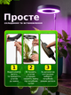 Фитолампа 2 шт для растений кольцевая полного спектра LED фитосветильник для комнатных цветов, рассады, орхидей фито лампа - изображение 3