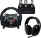 Ігровий комплект Logitech G29 Driving Force для ПК/PS4/PS5 + Бездротова ігрова гарнітура Logitech G321 Black (991-000585) - зображення 1