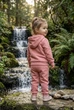 Костюм розовый с худи на молнии и карманами-кенгуру Kiddo розовый 86 см - изображение 2