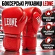 Боксерські рукавиці Leone GN111 THE GREATEST Red 12 унцій натуральна шкіра для боксу тренувань та спарингів - изображение 1