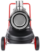 Дизельная тепловая пушка тепловентилятор RED TECHNIC RTNGO0122 обогреватель промышленный напольный дуйчик для дома дачи склада магазина 30 кВт бак 36 л производительность 850 м³/ч регулятор температуры дисплей на колесах с ручкой - изображение 6