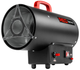 Тепловая пушка газовая тепловентилятор RED TECHNIC RTNGG0119 25 кВт промышленный обогреватель портативный на пропан-бутане для дома дачи склада напольный переносной нагреватель воздуха дуйчик 520 м³/ч давление 0.7 бар - изображение 2