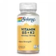 Вітамін Д3 + К2 Solaray Vitamin D3 + K2 5000IU 60 vcaps - зображення 1