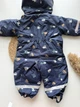 Комбінезон дитячий зимовий H&M темно-синій з машинками 98 см - зображення 4