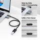 Кабель-удлинитель с выключателем Cable Matters Type-C to Type-C USB4, 240W, 80Gbps, with On/Off Switch, 0.5м, black - изображение 7