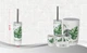 Набор аксессуаров для ванной комнаты Bathlux Green Leaves 71045 - изображение 6