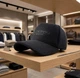 Чоловіча Вовняна Бейсболка Тракер ARMANI EXCHANGE Чорна відкрита ззаду розмір S (57-58 см) - зображення 9