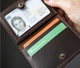 Кожаная обложка на пластиковый айди id паспорт автодокументы права техпаспорт нового образца Velimirovich темно коричневая (шоколад) - изображение 3