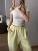 Жіночі oversize штани на флісі / Жовтий 42-46 / BASED 0139740 - зображення 5