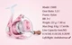 Ультралайтовая рыболовная катушка 1500S HAUT TON PINK , 3+1BB 5.2:1 Max Drag 8Kg - изображение 4