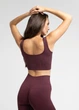 Безшовний топ в рубчик на широких бретелях Giulia TOP RIB S/M Violet-eggplant - зображення 2