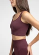 Безшовний топ в рубчик на широких бретелях Giulia TOP RIB S/M Violet-eggplant - зображення 3
