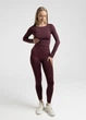 Топ вкорочений з довгим рукавом Giulia CROP TOP S/M Violet-eggplant - зображення 4