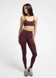 Безшовний топ в рубчик на тонких бретелях Giulia CAMI TOP RIB S/M Violet-eggplant - зображення 5