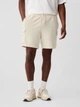 Шорты на флисе хлопковые короткие мужские Gap 373028045 L Молочные (1163066026) - изображение 1
