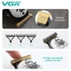 Триммер VGR V-971 WHITE, Professional, 3 насадки, LED-дисплей - изображение 5
