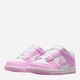 Подростковые кожаные кеды для девочки Nike Dunk Low IU7766-125 39 Розовые (198731795101) - изображение 2
