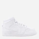 Подростковые высокие кеды для мальчика Jordan 1 Mid 554725-136 38 Белые (196149781617) - изображение 1