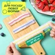 Пакети на гумці для тарілок еластичні для зберігання продуктів 50 штук, поліетиленові пакети-кришки для зберігання в холодильнику (пакет р-50) - зображення 2