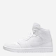 Женские кеды кожаные высокие Nike Wmns Air Jordan 1 Mid DV0991-111 37.5 (6.5US) 23.5 см Белые (196149384191) - изображение 1