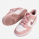 Подростковые кеды для девочки Nike Dunk Low DO6485-600 38 Pink Velvet (195244897292) - изображение 6