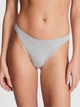 Набор трусиков танга женских хлопковых Victoria's Secret 291938704 XS 3 шт Серый/Розовый (1162844728) - изображение 3