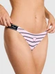 Набор трусиков танга женских хлопковых Victoria's Secret 291938704 XS 3 шт Серый/Розовый (1162844728) - изображение 5