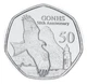 Монета Гибралтар 50 пенсов 2026 UNC 50th anniversary GONHS - изображение 1