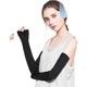 Нарукавники JIUMU Ice Silk із захистом від сонця для жінок, літні нарукавники для водіння та велоспорту, охолоджувальні та захисні від ультрафіолету - зображення 3