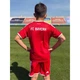 Футбольная форма детская Бавария (Bayern Munich) 2026-2027 домашняя красно-белая 145-155 см F0636 - изображение 3