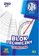 Zestaw bloków technicznych Astra A3 10 arkuszy 10 szt (5901137133300) - obraz 2