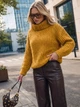 Свитер Dressa 77986 размер 44-52 цвет горчичный - изображение 3