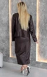 Костюм из искусственной кожи женский ELFBERG EL-8992 50-52 Шоколадный (2000001073162_ELF) - изображение 2