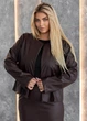 Костюм из искусственной кожи женский ELFBERG EL-8992 54-56 Шоколадный (2000001073179_ELF) - изображение 3