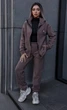 Спортивный костюм на флисе женский ELFBERG MOD-3014 42-44 Мокко (2000001087206_ELF) - изображение 6