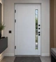 Входные двери Форт Нокс Крафт Термо Стекло LOFT 850x2030 мм Металл серый + стеклопакет / Белый - изображение 4