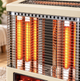 Инфракрасный обогреватель CR191F Radiant Heater 1800 Вт, карбоновый кварцевый с эффектом камина, напольный, бежевый - изображение 8