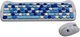 Комплект (клавіатура, миша) Canyon HSET-W6 Kitty Edition Blue (CNS-HSETW6BL) - зображення 5