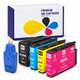 Картриджі HP 953XL Colorfly для HP OfficeJet Pro 8710 8720 7740 7720 7730 8210, комплект 4 кольори + програматор MiniSmart 2 MS-G0 - зображення 1